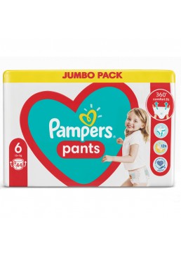 Підгузки-трусики дитячі Pampers Pants, розмір 6 (15+ кг), 44 шт